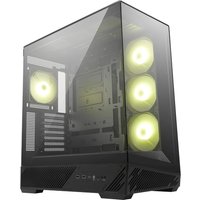 MSI MAG PANO 130R PZ ARGB Tempered Glass Mid Tower Gaming PC Case - Black