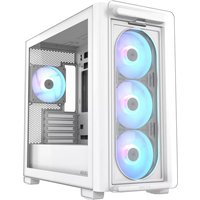 ASUS A23 PLUS RGB Tempered Glass Micro ATX Gaming Case - White