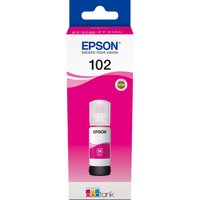 Epson 102 Magenta Ink Bottle - 6000 Pages | Save 90% on Printing Costs | Easy Refill & High-Quality Prints