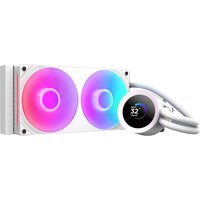 NZXT KRAKEN Plus ARGB 240mm Intel/AMD AIO Liquid Cooler w/ 1.54" LCD - White
