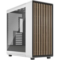 Refurbished - Fractal Design North XL Full Tower Tempered Glass PC Case Chalk White Clear Tint
