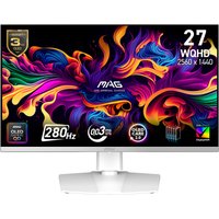 MSI MAG 272QPW QD-OLED X28 27" QHD QD-OLED 280Hz 0.03ms Gaming Monitor - White