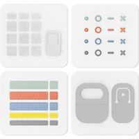 Surface Adaptive Kit - Key Labels, Port Indicators & Openers for Easy Use on Compatible Devices | Sustainable Packaging