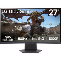 LG UltraGear 27GS60QC-B.AEKQ 27" 180Hz Gaming Monitor - 1ms Response Time, HDR10, VESA AdaptiveSync