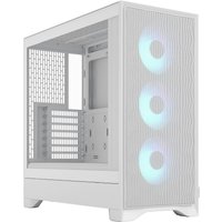 Fractal Design Pop 2 Air RGB Tempered Glass Mid Tower PC Case - White