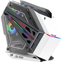 1st Player ZX8 RGB Glass Mid Tower Gaming PC Case - ATX/M-ATX, ARGB Lighting, 240mm Liquid Cooler Support