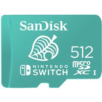 SanDisk 512GB UHS-I microSDXC for Nintendo Switch - Teal, Up to 100MB/s, Lifetime Warranty