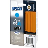 Epson 405XL Cyan DURABrite Ultra Ink Cartridge - Water & Smudge Resistant | 1100 Pages | Cost-Effective Printer Ink