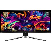 MSI MAG 341CQP QD-OLED 34" Curved QD-OLED UWQHD 175Hz 0.03ms USB-C Gaming monitor