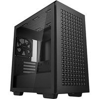 DeepCool CH370 Tempered Glass MicroATX Gaming PC Case with 1 x Fan - Black