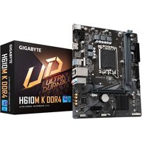 GIGABYTE Intel H610M K 1700 DDR4 microATX Motherboard - Smart Fan 6, 64GB Memory, Hybrid Cores Optimisation