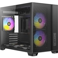 Antec Flux M Tempered Glass Mini Tower Gaming PC Case - Black