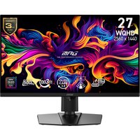 MSI MPG 271QR QD-OLED X50 27" QD-OLED Quad HD 500Hz 0.03ms USB-C Height Adjustable Gaming Monitor