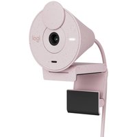 Logitech BRIO 300 Full HD 1080p USB Type-C Noise-reducing Mic Webcam - Rose