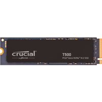 Crucial T500 1TB M.2 PCIe 4.0 SSD - Up to 7,300MB/s Speed & Energy Efficient Storage