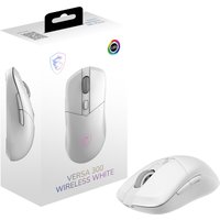 MSI Versa 300 Wireless 8000 DPI Optical Gaming Mouse - White