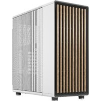 Fractal Design North Mesh Side Panel ATX Mid Tower PC Case - Chalk White