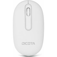 DICOTA D32045 Dual Mode Wireless Optical Mouse 1600 DPI Silent Rechargeable White