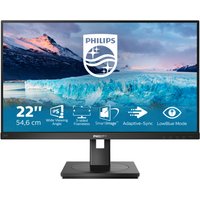 Philips S Line 21.5" Full HD IPS 4ms Height Adjustable Monitor with Speakers