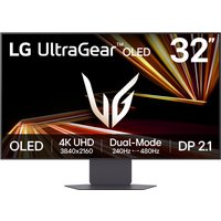 LG UltraGear 32GX870A-B 32" OLED Dual Refresh UHD 4K 240Hz / Full HD 480Hz 0.03ms USB-C Height Adjustable Gaming Monitor