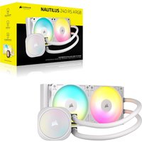Corsair NAUTILUS 240 RS ARGB 240mm AIO Liquid CPU Cooler - White
