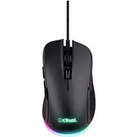 Trust GXT 922 Ybar Illuminated RGB Wired Gaming Mouse - Black