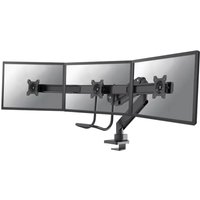 Neomounts NM-D775DX3BLACK 17-27" Full Motion Gas Spring Triple Monitor Arm - Black