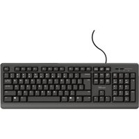 Trust TK-150 Universal USB QWERTY UK Keyboard - Full Size, Spill Resistant, Adjustable Feet, Eco Packaging