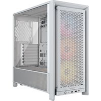 Corsair FRAME 4000D RS ARGB Tempered Glass Mid Tower Gaming PC Case - White