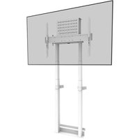 Neomounts WL55-875WH1 Move Lift Motorised Height-Adjustable Wall to Floor Stand 55"-100" Screen Size and Max Load 110KG