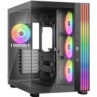 BGW67 Be Quiet Light Base 600 LX Black ATX Midi Tower Case - ARGB LEDs, Flexible Layout, Up to 10 Fans