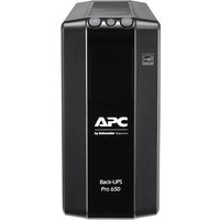 APC BR650MI 0.65kVA UPS, 390W, AVR, Surge Protection, USB, Audible Alarms, LED Display, 6 Outlets