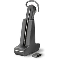 Poly Savi 8240-m UC Mono USB-A Dect Noise-Canceling Microphone Headset - Black