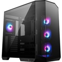 MAG PANO 100R PZ WHITE | ATX/Micro-ATX, 270° Glass, 360mm Radiator, ARGB Fans, Dust Filters, USB 20Gbps