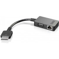 Lenovo 4X90J31060 OneLink+ VGA/RJ45 Cable Adapter Black - Ethernet & Monitor Connector Adaptor