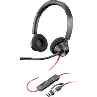 Poly Blackwire 3320 Stereo Microsoft Teams Certified USB-C Headset