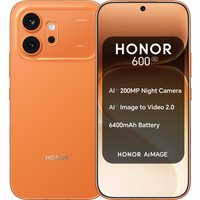 HONOR 600 6.57" AMOLED Snapdragon 7 Gen 4 8GB RAM 256GB Storage 5G Dual-SIM MagicOS Smartphone - Orange