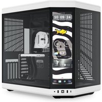 HYTE Y70 Touch Panda Gaming PC Case - 4K Touchscreen, 4-Slot GPU, Massive Cooling, PCIE 4.0 Riser