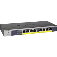 Boxcouk NETGEAR GS108PP 8Port Gigabit Unmanaged Switch 16 Gbits Capacity PoE IEEE Standards WallRack Mountable