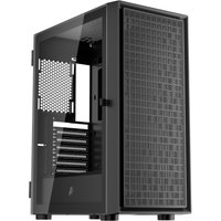 1st Player Go6-WH-4FS1 Tempered Glass Mid Tower Gaming Case - Black