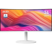 MSI Modern MD342CQPW 34" Curved QHD 120Hz 1ms USB-C Height Adjustable Monitor