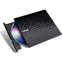 ASUS SDRW-08D2S-U Lite Portable DVD±R/RW Optical Disc Drive - Black