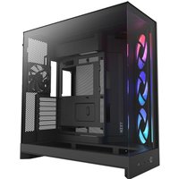 NZXT H9 Flow RGB (2025) Tempered Glass Dual Chamber Mid Tower PC Case - Black