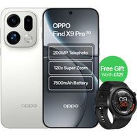 OPPO Find X9 Pro 5G 6.7" Dual SIM 16GB RAM 512GB Storage Android 16 Silk White