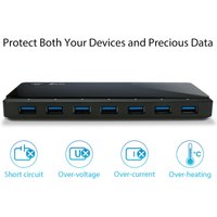 TP-Link UH720 USB 3.2 Gen 1 Micro-B 5000 Mbit/s Interface Hub Black