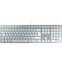 Cherry KC 6000C Ultra Flat USB-C Wired Keyboard for Mac - Silver
