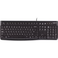 Logitech K120 Wired USB QWERTY UK Keyboard - Budget-Friendly, Durable & Spill-Resistant