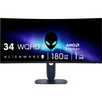 Dell Alienware AW3425DWM 34" Ultrawide Quad HD 180Hz 1ms Freesync Height Adjustable Curved Gaming Monitor
