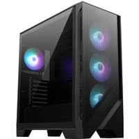 MSI MAG FORGE 320R Airflow Mid Tower Tempered Glass ATX Gaming PC Case - Black