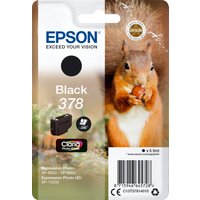 Epson C13T37814010 Black 378 Claria Photo Ink Cartridge - Reduce Costs, High Volume Printing, Professional Photos
